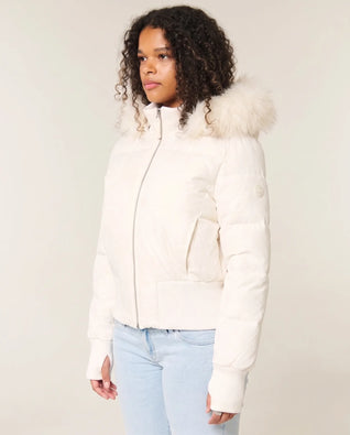 Blythe Steppjacke kurz mit Kapuze