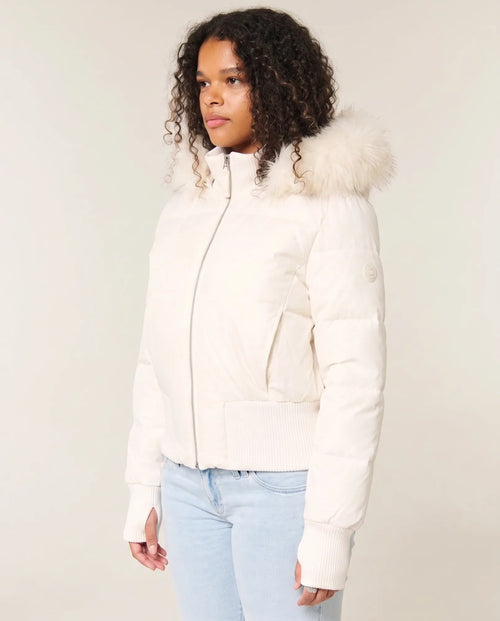 Blythe Steppjacke kurz mit Kapuze