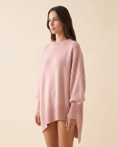 Daphne Pullover oversized mit asymmetrischem Saum