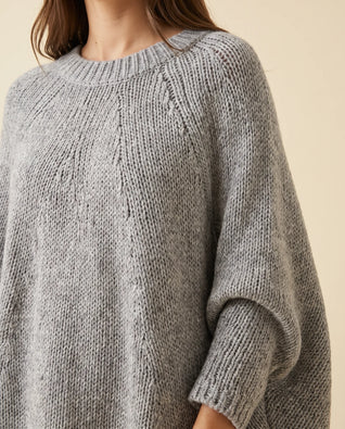 Eloise Pullover oversized in Ponchoform
