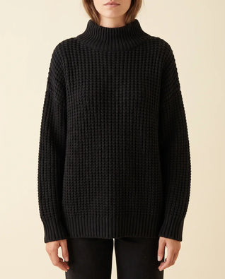 Fern Rollkragenpullover oversized grobstrick