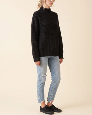 Fern Rollkragenpullover oversized grobstrick