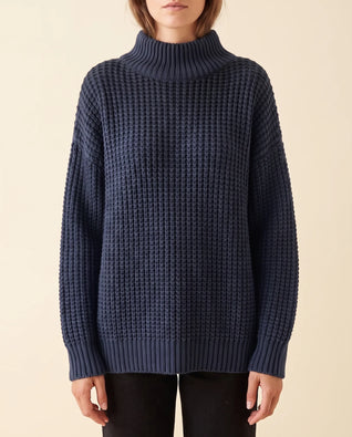 Fern Rollkragenpullover oversized grobstrick