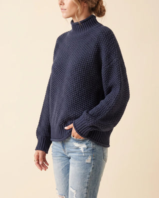 Fern Rollkragenpullover oversized grobstrick
