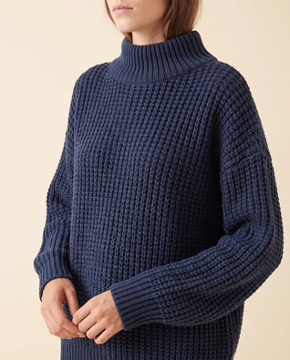 Fern Rollkragenpullover oversized grobstrick