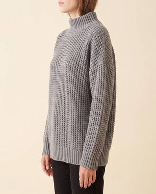 Fern Rollkragenpullover oversized grobstrick