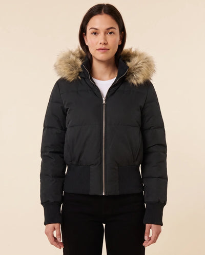 Greta Steppjacke kurz mit Kapuze