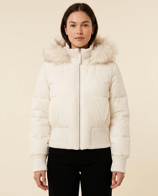 Greta Steppjacke kurz mit Kapuze