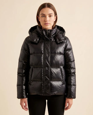 Hazel Steppjacke schmal mit Glanzfinish