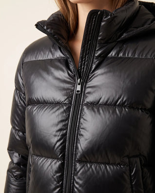 Hazel Steppjacke schmal mit Glanzfinish