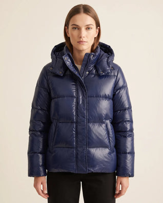 Hazel Steppjacke schmal mit Glanzfinish