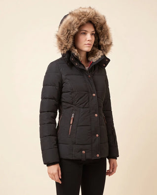 Iris Steppjacke wattiert mit Kapuze