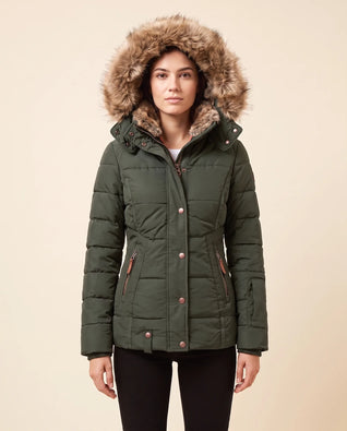 Iris Steppjacke wattiert mit Kapuze