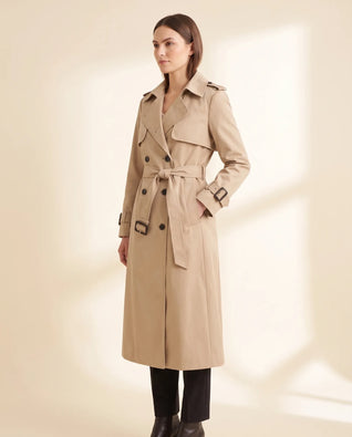 Nell Trenchcoat mit Zweireiher und Gürtel