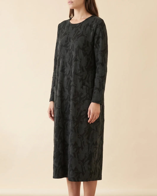 Sloane Midikleid mit Print und Taschen