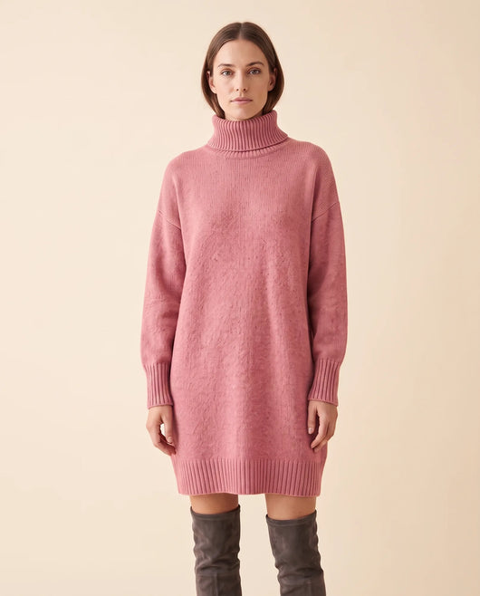 Tess Strickkleid mit Rollkragen