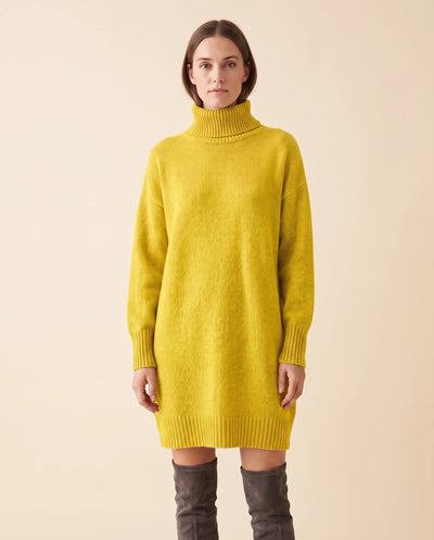 Tess Strickkleid mit Rollkragen