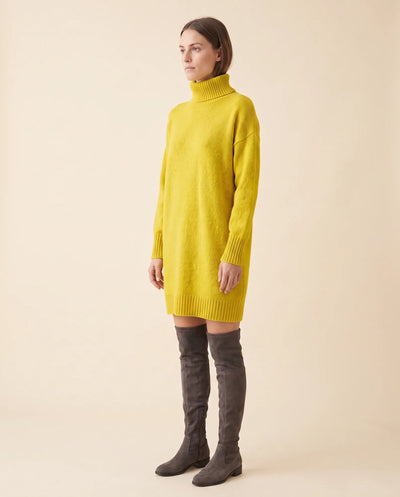Tess Strickkleid mit Rollkragen