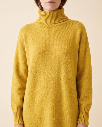 Tess Strickkleid mit Rollkragen
