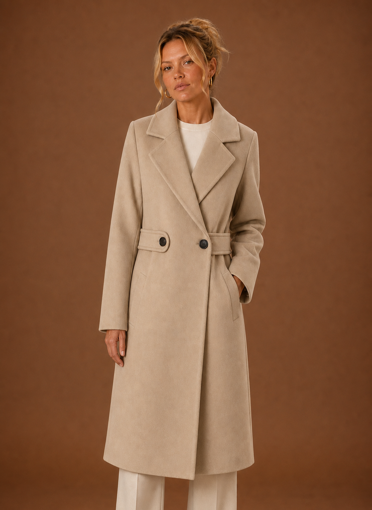 Damen Trenchcoat in Dreiviertellänge