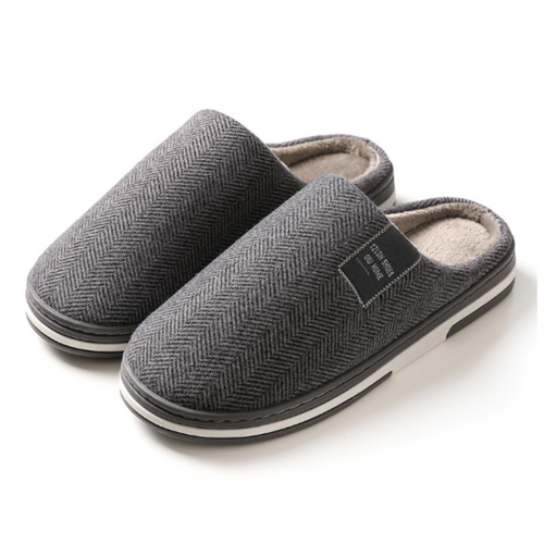 Benedikta | Damen Herringbone Hausschuhe Pantoffeln