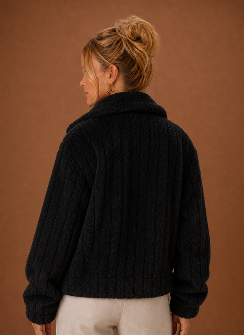 Damen Teddymantel oversized