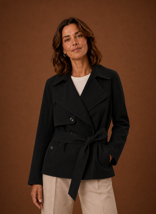 Damen Trenchcoat mit Gürtel