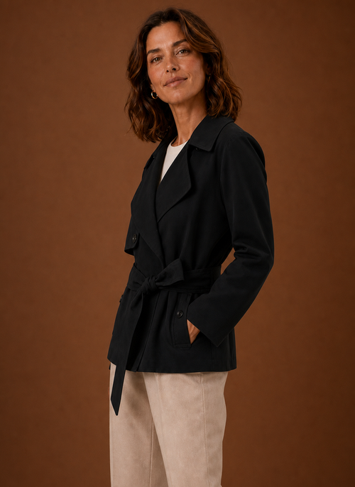Damen Trenchcoat mit Gürtel