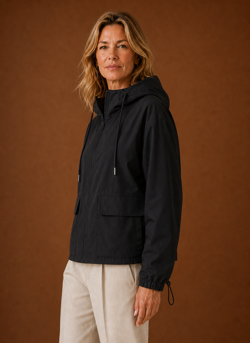 Damen Windjacke mit Kapuze