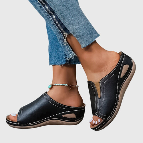 Aretha | Bequeme Flache Sandalen