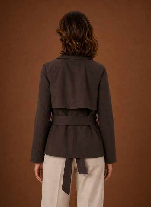 Damen Trenchcoat mit Gürtel