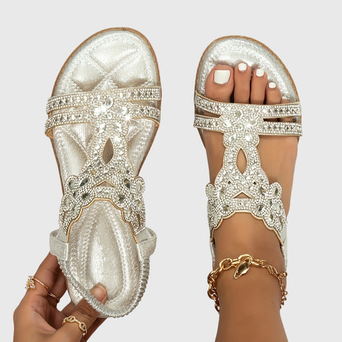 Blessy | Bequeme Flache Sandalen