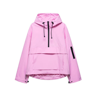 Elisabeth | Damen Kapuzen-Anorak Windschutz Wasserabweisende Outdoorjacke