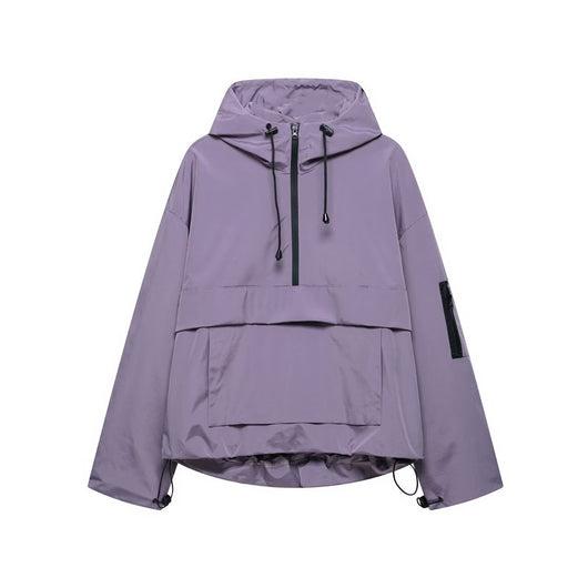 Elisabeth | Damen Kapuzen-Anorak Windschutz Wasserabweisende Outdoorjacke