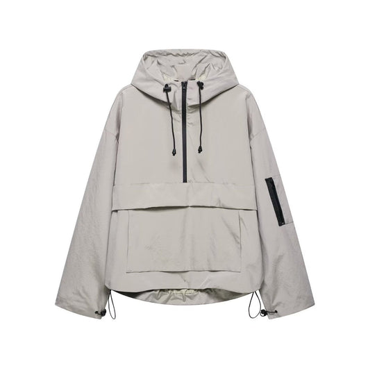 Elisabeth | Damen Kapuzen-Anorak Windschutz Wasserabweisende Outdoorjacke