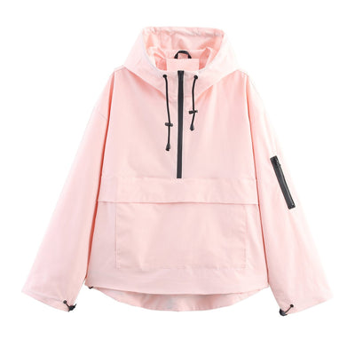 Elisabeth | Damen Kapuzen-Anorak Windschutz Wasserabweisende Outdoorjacke