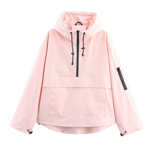 Elisabeth | Damen Kapuzen-Anorak Windschutz Wasserabweisende Outdoorjacke