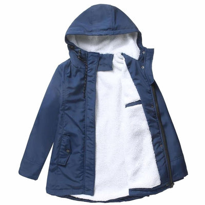 Johanna | Damen Winterjacke mit Kapuze und Fleecefutter isoliert warm