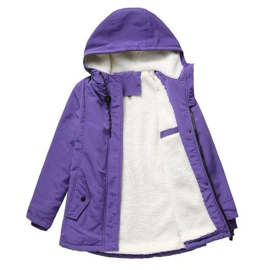 Johanna | Damen Winterjacke mit Kapuze und Fleecefutter isoliert warm