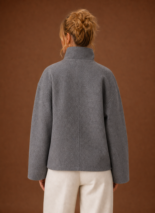 Damen Jacke mit Stehkragen