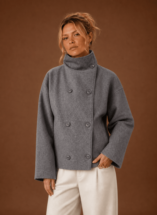 Damen Jacke mit Stehkragen
