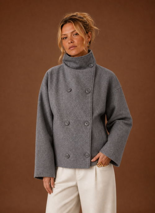 Damen Jacke mit Stehkragen