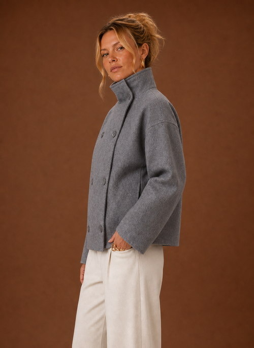 Damen Jacke mit Stehkragen