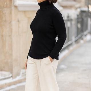 Harlow Feinstrick-Rollkragenpullover