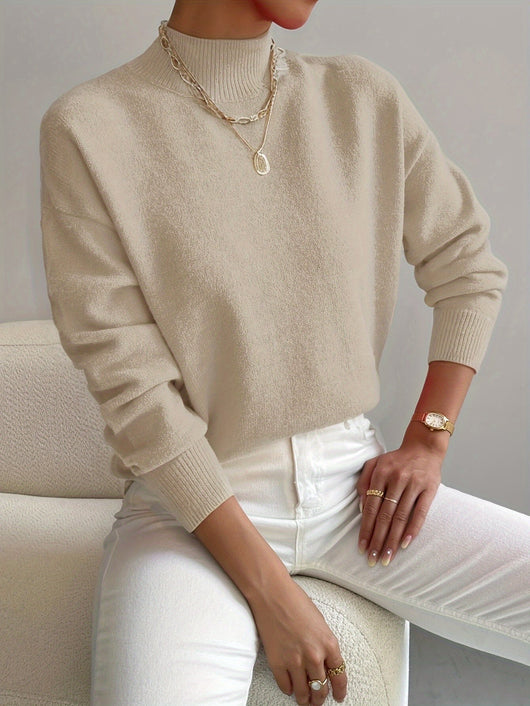 Emilia | Damen Langarm Pullover Oberteil