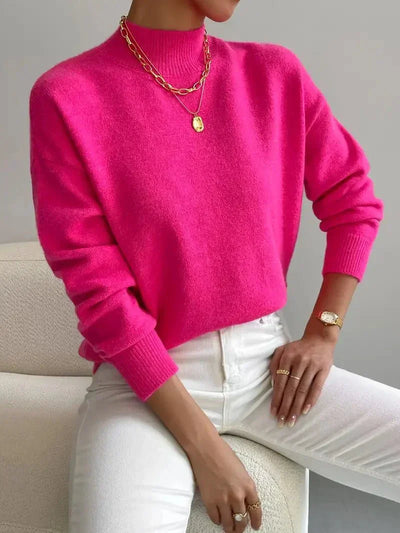 Emilia | Damen Langarm Pullover Oberteil