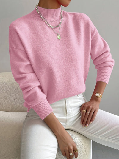 Emilia | Damen Langarm Pullover Oberteil