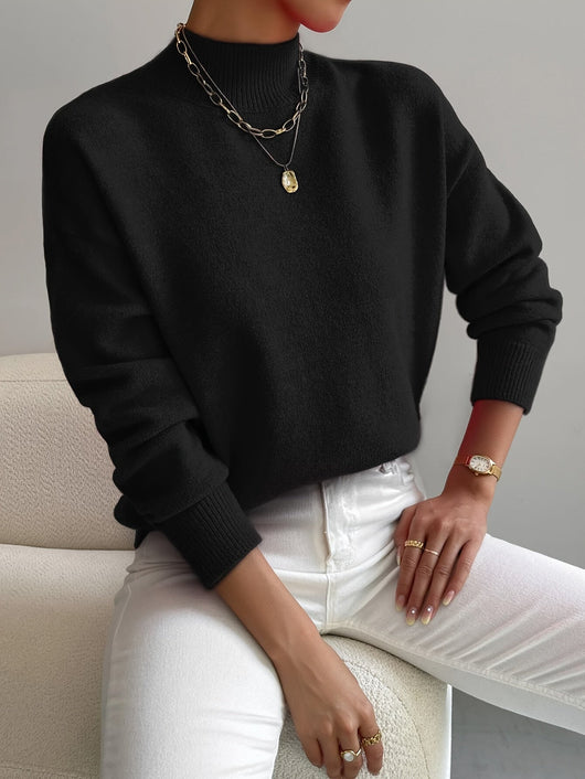 Emilia | Damen Langarm Pullover Oberteil