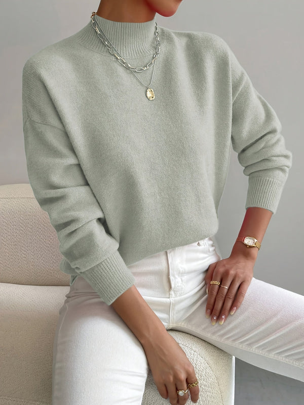 Emilia | Damen Langarm Pullover Oberteil