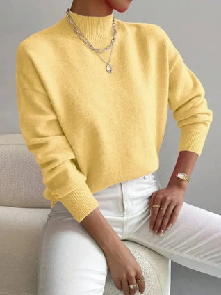 Emilia | Damen Langarm Pullover Oberteil